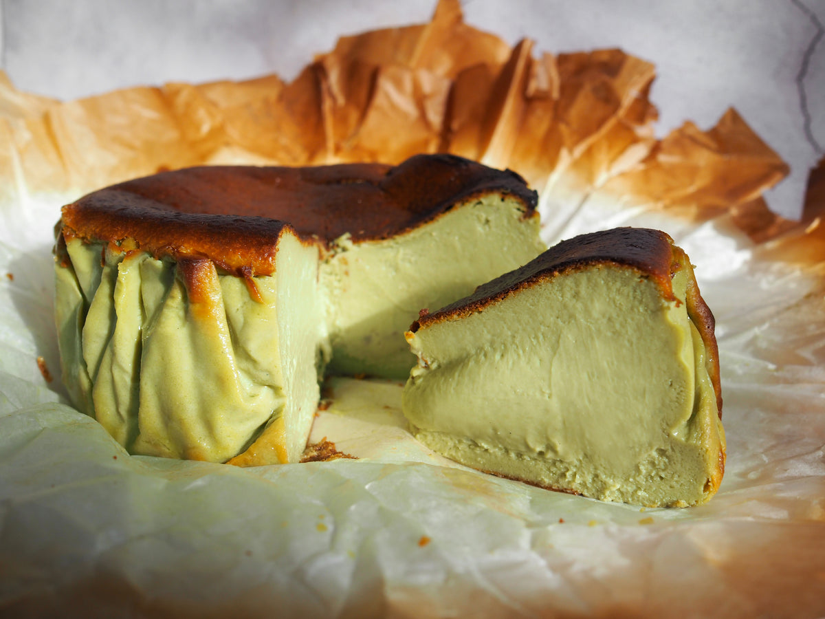 Basque Cheesecake, Pistachio – Mixsense Private Dining